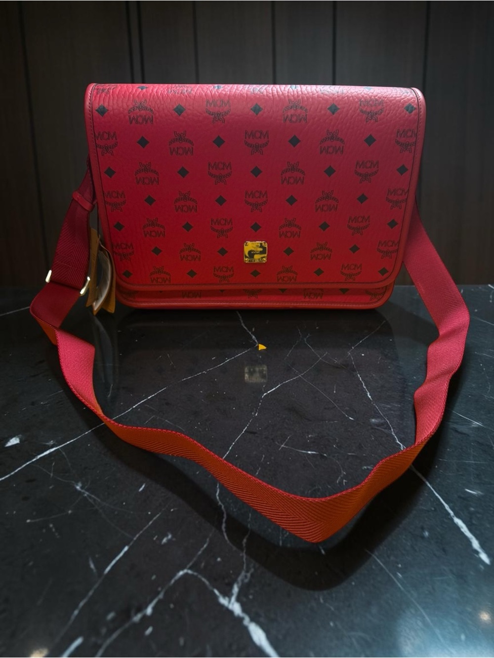 MCM Aren Messenger Bag Full Inclusion